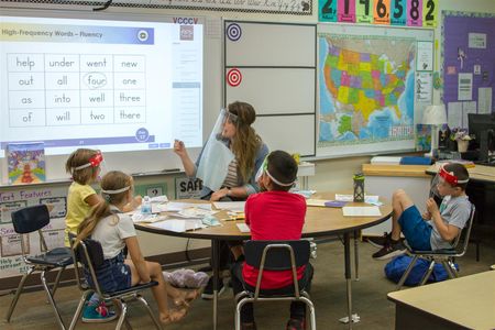 Woodland’s elementary students focused on reading comprehension skills during their summer session